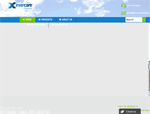 Tablet Screenshot of intercarehygiene.com